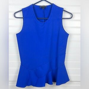 Women's J.Crew Structured Royal Blue Sleeveless Top